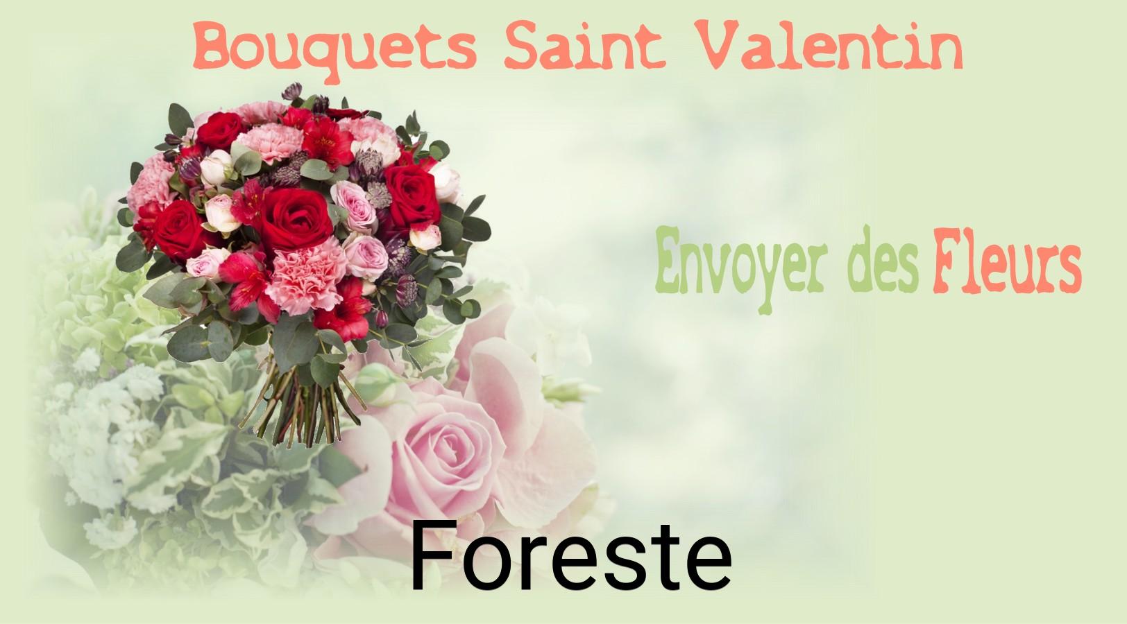 Roses de Saint-Valentin livrées à Foreste